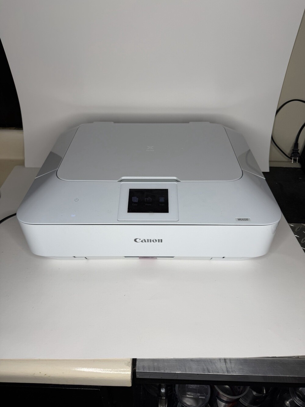 Canon MG6320 Color Inkjet Printer Clean, Tested and Working With Ink